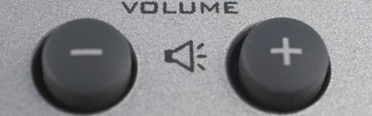 Volume push buttons