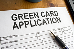 green card application form